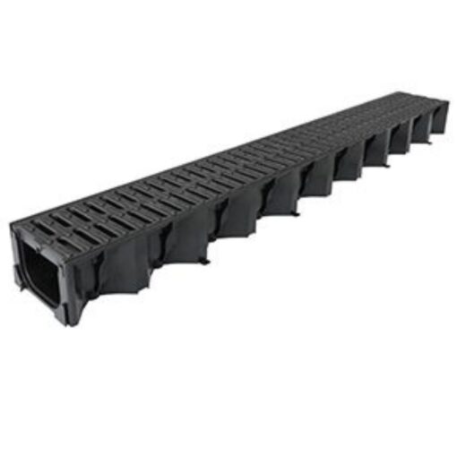 ACO Black Channel Drain Grating 1m 19310